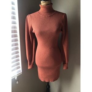 New Long Sleeve Knit Mini Dress